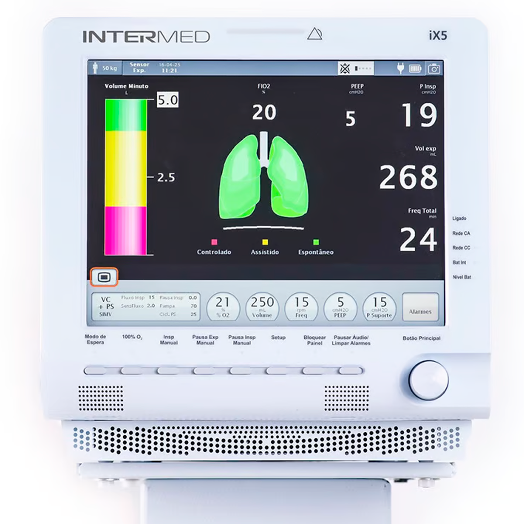 Ventilador Pulmonar IX5 - Intermed